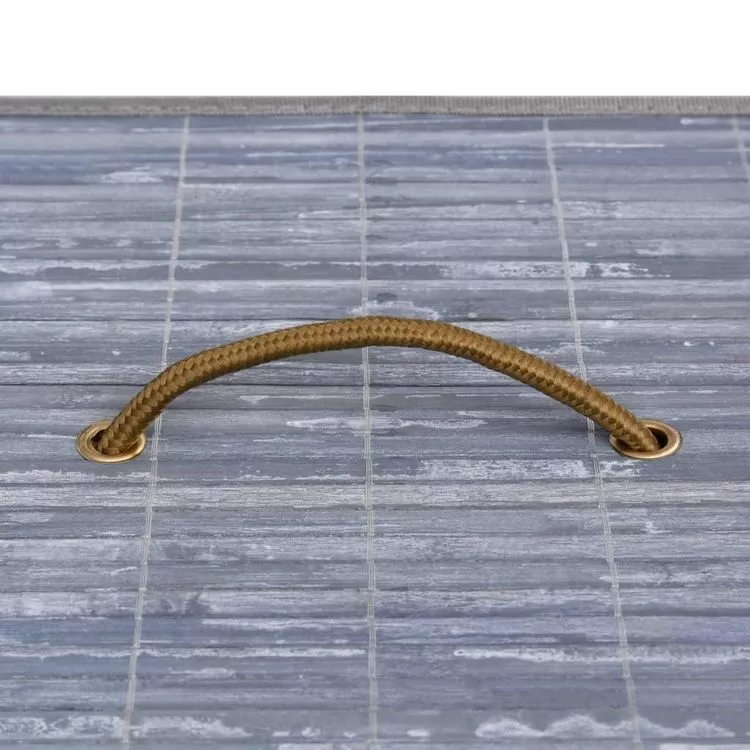 VIDAXL Panier A Linge Bambou Gris 83 L 6 VIDAXL Panier A Linge Bambou Gris 83 L â Image 6