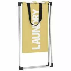 VIDAXL Trieuse A Linge Creme -Meuble Soldes B2CD 1109