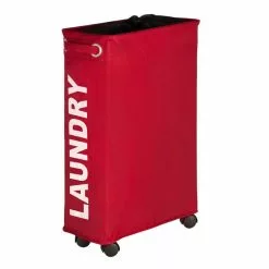 Wenko Panier à Linge Corno 43 L. - Rouge -Meuble Soldes B2CD 1141