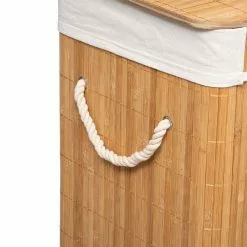 ATMOSPHERA Panier à Linge Bambou Naturel -Meuble Soldes B2CD 1152