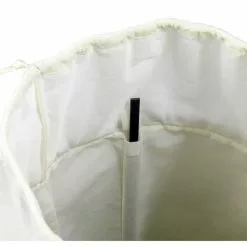 Wenko Panier à Linge Design Vintage Ringo - Diam. 40 X H. 54 Cm - Beige -Meuble Soldes B2CD 1211