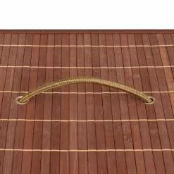 VIDAXL Panier A Linge Bambou Marron 100 L -Meuble Soldes B2CD 1252