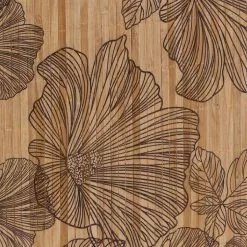 ATMOSPHERA Panier à Linge Bambou Blackflora 5 ATMOSPHERA Panier à Linge Bambou Blackflora -Meuble Soldes B2CD 1265