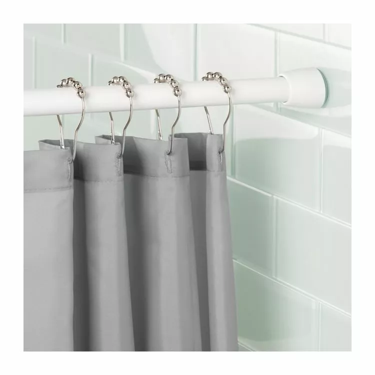 INTERDESIGN Barre Télescopique Pour Rideau De Douche Blanc 127 X 2.29 Cm 2 INTERDESIGN Barre Télescopique Pour Rideau De Douche Blanc 127 X 2.29 Cm – Image 2