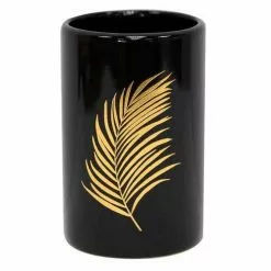 Paris Prix Gobelet Salle De Bain Imprimé Orbella 11cm Noir