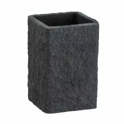 Wenko Gobelet De Salle De Bain Design Pierre Villata - Gris Anthracite
