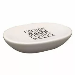 Paris Prix Porte Savon Imprimé Tikal 12cm Blanc