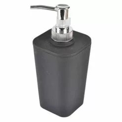 Paris Prix Distributeur De Savon Soft Touch Vitamine II 17cm Noir