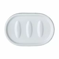 Wenko Porte Savon Effet Marbre Adrada - Blanc -Meuble Soldes B2CD 1421