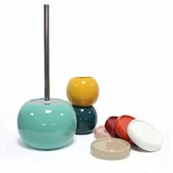 Paris Prix Porte Savon En Céramique Bullea 10cm Ocre -Meuble Soldes B2CD 1457