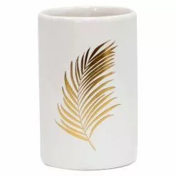 Paris Prix Gobelet Salle De Bain Imprimé Orbella 11cm Blanc