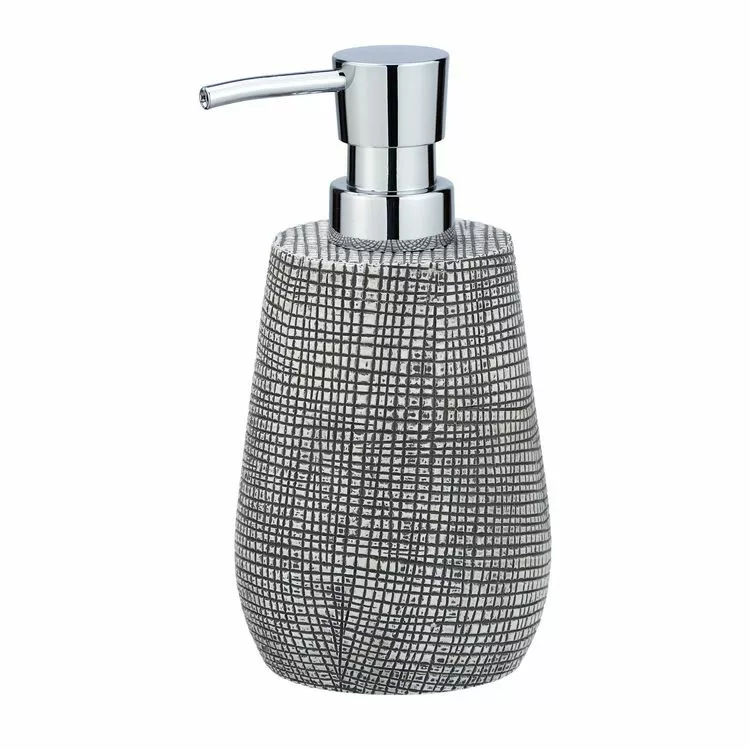 Wenko Distributeur De Savon Design Nature Gilba - Gris 1 Wenko Distributeur De Savon Design Nature Gilba - Gris