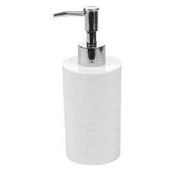 Paris Prix Distributeur De Savon Martelé Urban 19cm Blanc