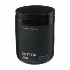 Instant D'O Pot à Coton Design Black - Noir