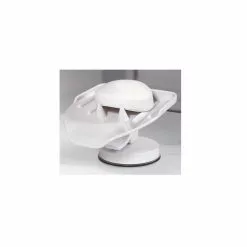 Casame Porte Savon à Ventouse 2 En 1 Blanc