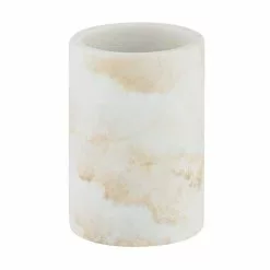 Wenko Gobelet De Salle De Bain Design Marbre Odos - Blanc