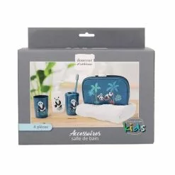 Paris Prix Set 4 Accessoires Salle De Bain Enfant Petit Panda Bleu 7 Paris Prix Set 4 Accessoires Salle De Bain Enfant Petit Panda Bleu -Meuble Soldes B2CD 1650
