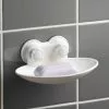 Paris Prix Porte Savon En Plastique Ventouse 15cm Blanc