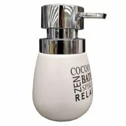 Paris Prix Distributeur De Savon Imprimé Tikal 14cm Blanc