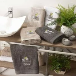 Paris Prix Porte Savon Design Minéral 9cm Gris -Meuble Soldes B2CD 1763