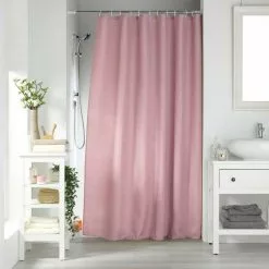 Paris Prix Rideau De Douche Quartz 180x200cm Rose Poudré -Meuble Soldes B2CD 178