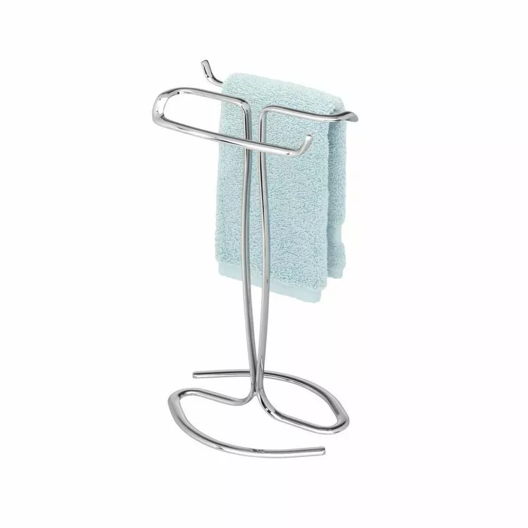 INTERDESIGN Porte-serviettes De Main Sur Pieds En Acier 1 INTERDESIGN Porte-serviettes De Main Sur Pieds En Acier
