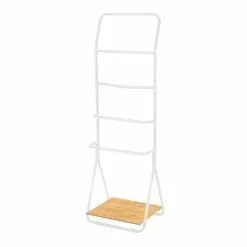 Wenko Porte-serviette à Barres Design Verona - L. 51 X H. 156 Cm - Blanc