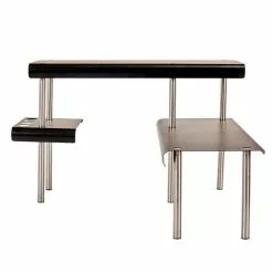 Paris Prix Étagère D'Angle De Cuisine 3 Niveaux 50cm Noir