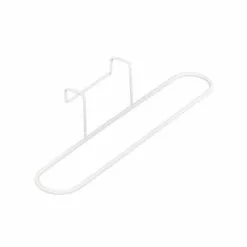 Paris Prix Porte-Serviette En Métal Pour Porte 27cm Blanc
