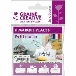 Graine Créative 8 Marque-places Petit Marin