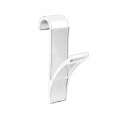 TOILINUX Lot 2x 2 Crochets Pour Radiateurs Sèche-serviettes - Transparent