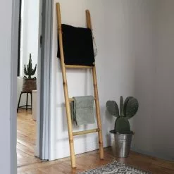 BOIS DESSUS BOIS DESSOUS Echelle Porte-serviette En Bambou