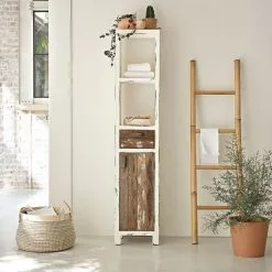 BOIS DESSUS BOIS DESSOUS Echelle Porte-serviette En Bambou -Meuble Soldes B2CD 1985