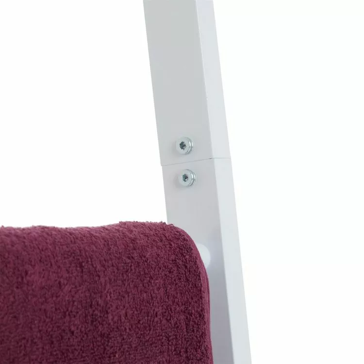 IDIMEX Echelle BERTOLA Porte-serviette Avec 4 Barreaux, En Métal Laqué Blanc 3 IDIMEX Echelle BERTOLA Porte-serviette Avec 4 Barreaux, En Métal Laqué Blanc – Image 3