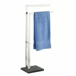 Wenko Porte-serviettes Design Ardoise Slate - L. 43 X H. 86 Cm - Gris Anthracite