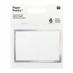 Youdoit 6 Marque-places Argentés