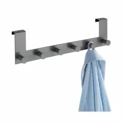 Wenko Crochets Patère Porte Celano - L. 39 X H. 11 Cm - Gris