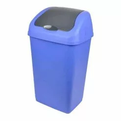 Paris Prix Poubelle De Salle De Bain Azela 9L Bleu Indigo
