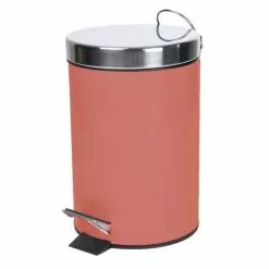 Paris Prix Poubelle De Salle De Bain Metalia 3L Terracotta