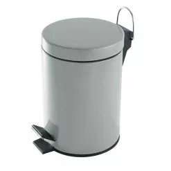 GUY LEVASSEUR Poubelle à Pédale 3L En Métal -Meuble Soldes B2CD 2141