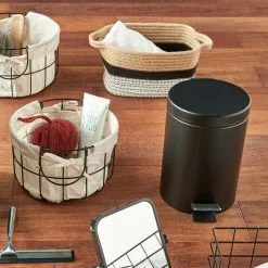 GUY LEVASSEUR Poubelle à Pédale 3L En Métal -Meuble Soldes B2CD 2142