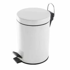 GUY LEVASSEUR Poubelle à Pédale 3L En Métal -Meuble Soldes B2CD 2143
