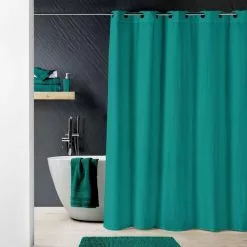Paris Prix Rideau De Douche Dotty 180x200cm Émeraude -Meuble Soldes B2CD 215