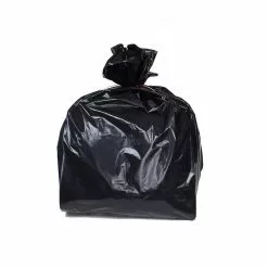 CALICOSY Sac Poubelle 100 Litres Noir Polyéthylène 82 X 87 Cm - Lot De 20