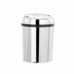 Kitchen Move Poubelle Automatique ARTIC Argent Acier Inoxydable 3 L