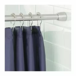 INTERDESIGN Barre Pour Rideau De Douche Couleur Argent 64 X 2.9 Cm -Meuble Soldes B2CD 218