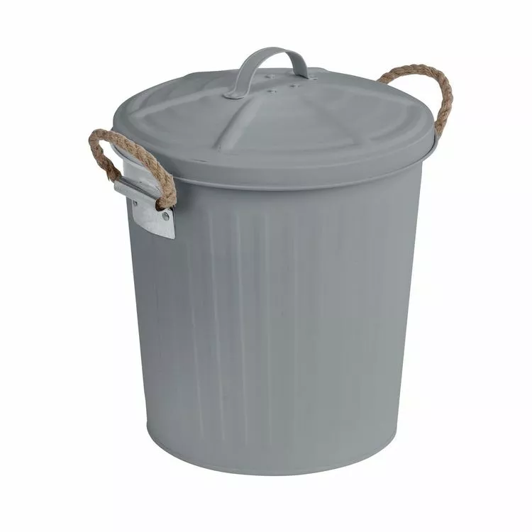 Wenko Poubelle De Salle De Bain Design Rétro Gara - 6 L - Gris 1 Wenko Poubelle De Salle De Bain Design Rétro Gara - 6 L - Gris