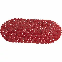 GUY LEVASSEUR Tapis De Douche Anti-dérapant Rouge 70x35cm