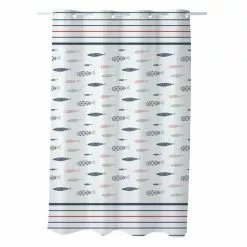 GUY LEVASSEUR Rideau De Douche Imprimé 180x200cm Magellan