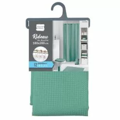 Paris Prix Rideau De Douche Quartz 180x200cm Tilleul -Meuble Soldes B2CD 238